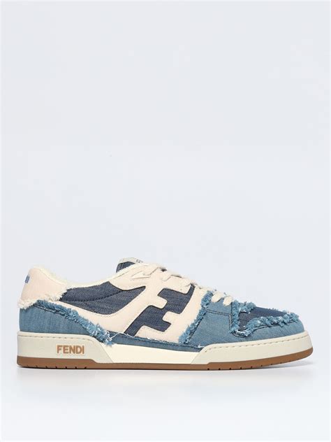 fendi denim sneakers.